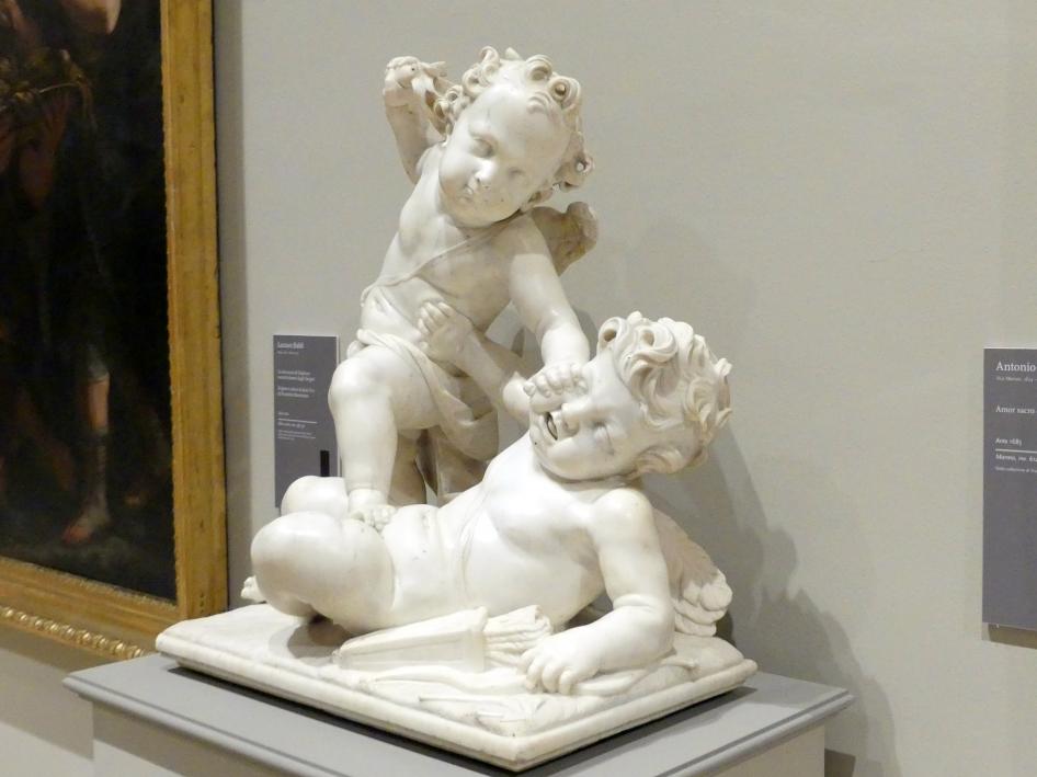 Antonio Raggi (1652–1684), Der heilige und der weltliche Amor, Modena, Galleria Estense, Saal 19, vor 1685, Bild 3/5