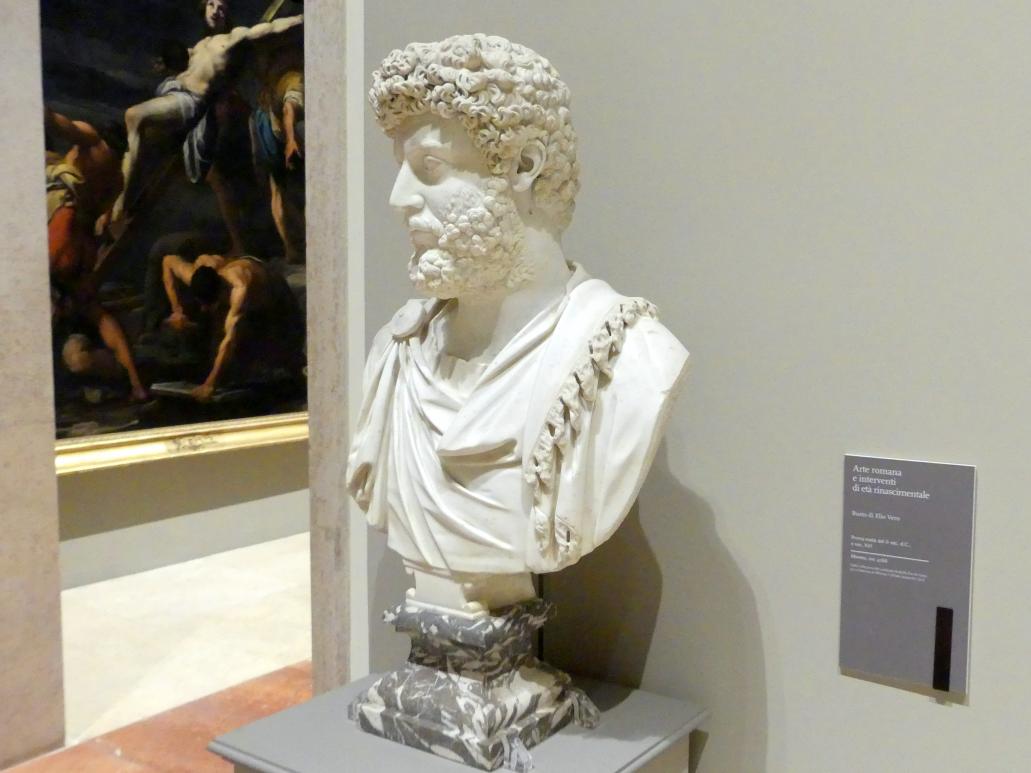 Büste des Elio Vero, Modena, Galleria Estense, Saal 20, 1. Hälfte 2. Jhd., Bild 3/5