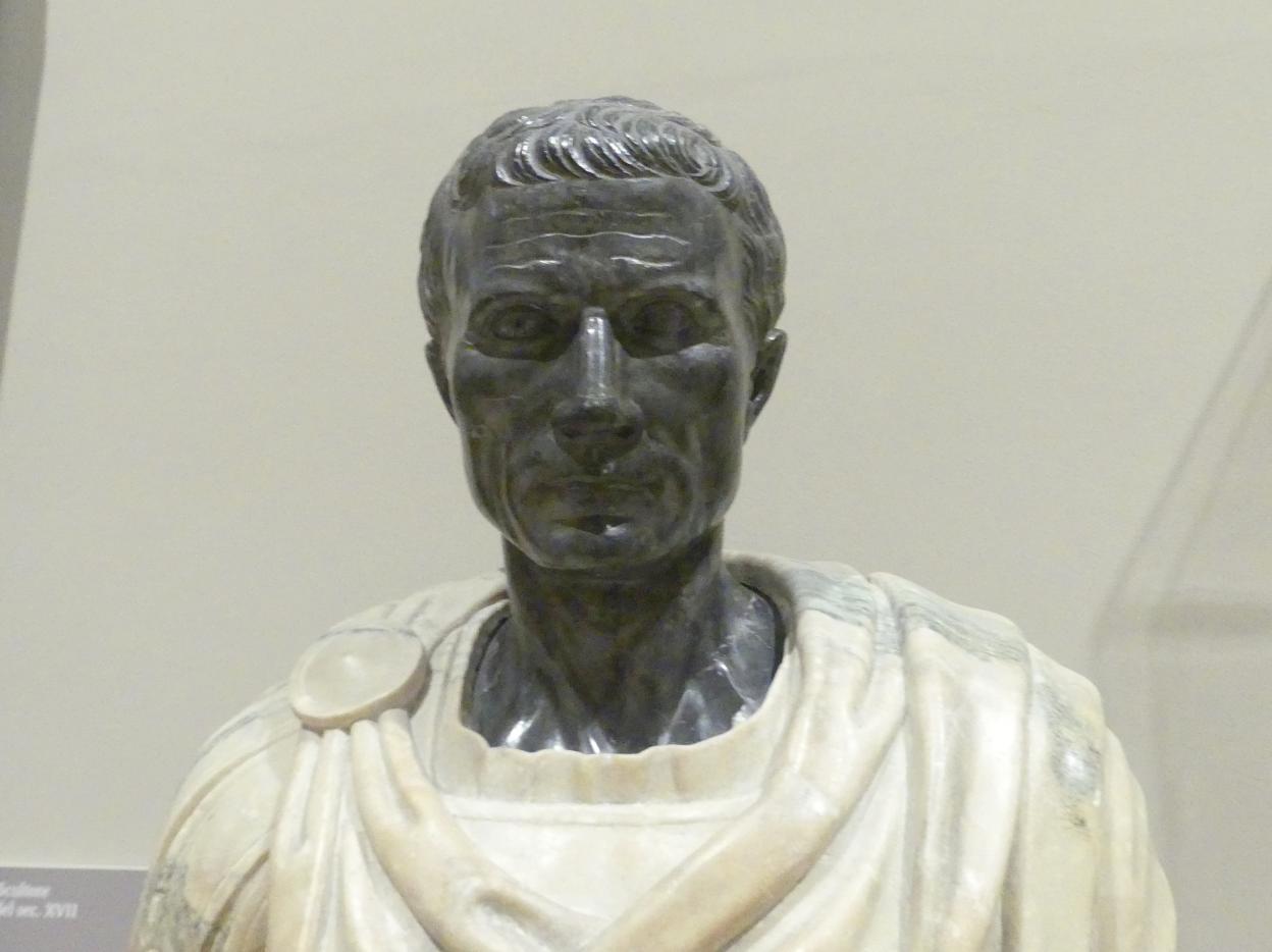 Büste Gaius Iulius Caesar, Modena, Galleria Estense, Saal 20, 17. Jhd., Bild 4/5