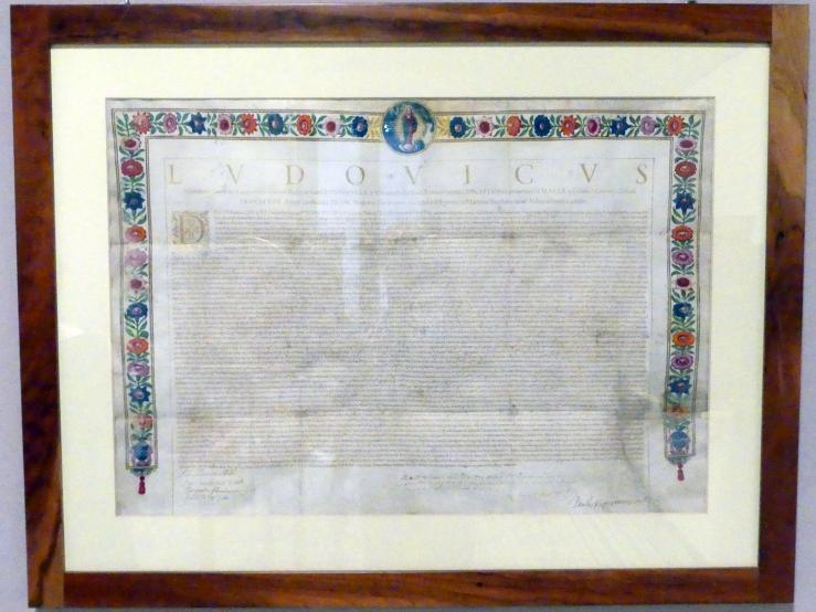 Brief des Kardinals Ludovisi, Buonconvento, Chiesa dei Santi Pietro e Paolo, jetzt Buonconvento, Museo d’Arte Sacra della Val d’Arbia, Saal 5, 1625