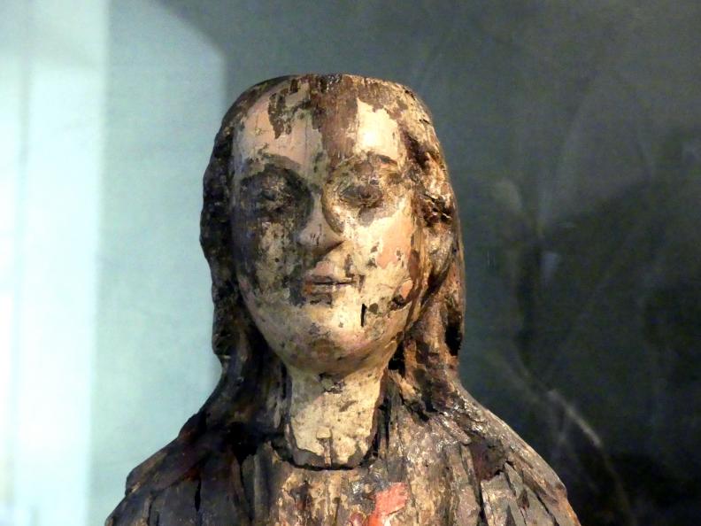 Thronende Madonna mit Kind, Prag, Nationalgalerie im Agneskloster, Saal A, um 1180–1200, Bild 2/3