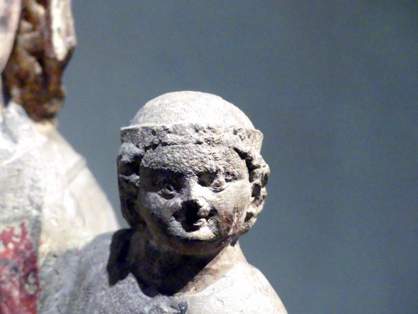 Thronende Madonna mit Kind, Prag, Nationalgalerie im Agneskloster, Saal A, 1220–1250, Bild 4/5