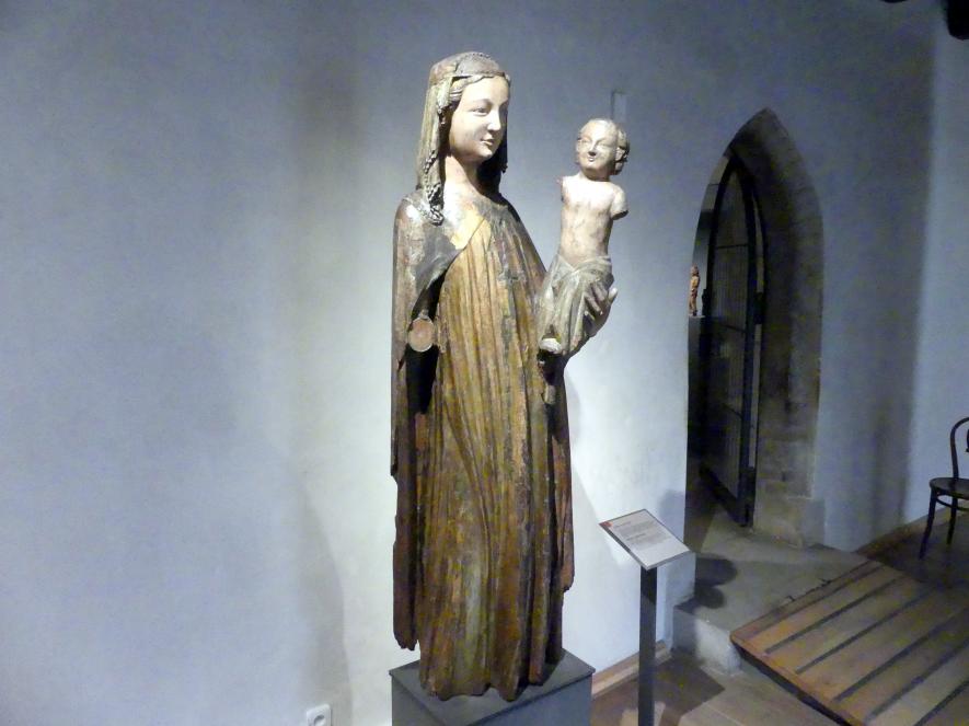 Madonna von Rouchovany, Prag, Nationalgalerie im Agneskloster, Saal A, um 1310–1330, Bild 3/10