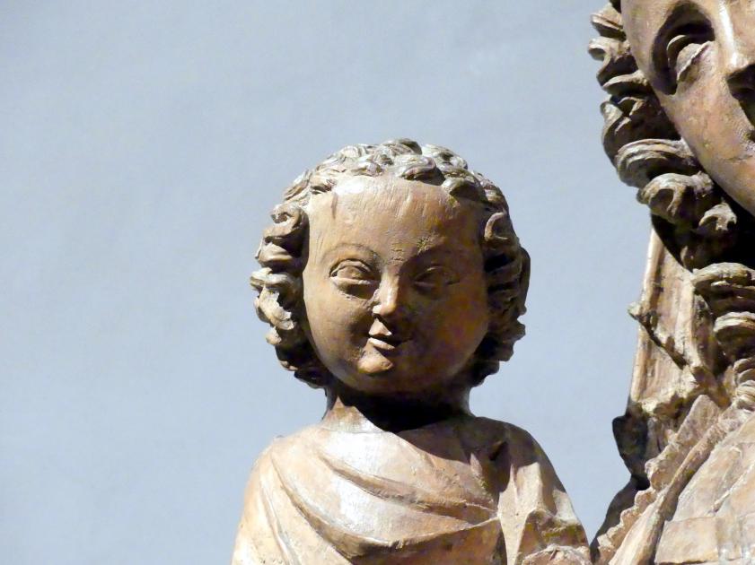 Meister der Madonna von Michle (1340–1345), Madonna von Michle, Prag, Nationalgalerie im Agneskloster, Saal B, um 1340, Bild 7/11