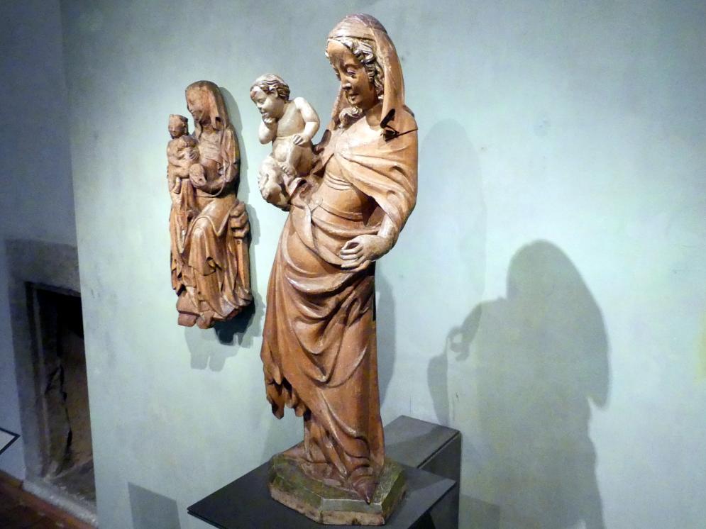 Madonna von Zahrazany, Prag, Nationalgalerie im Agneskloster, Saal D, um 1370, Bild 2/5