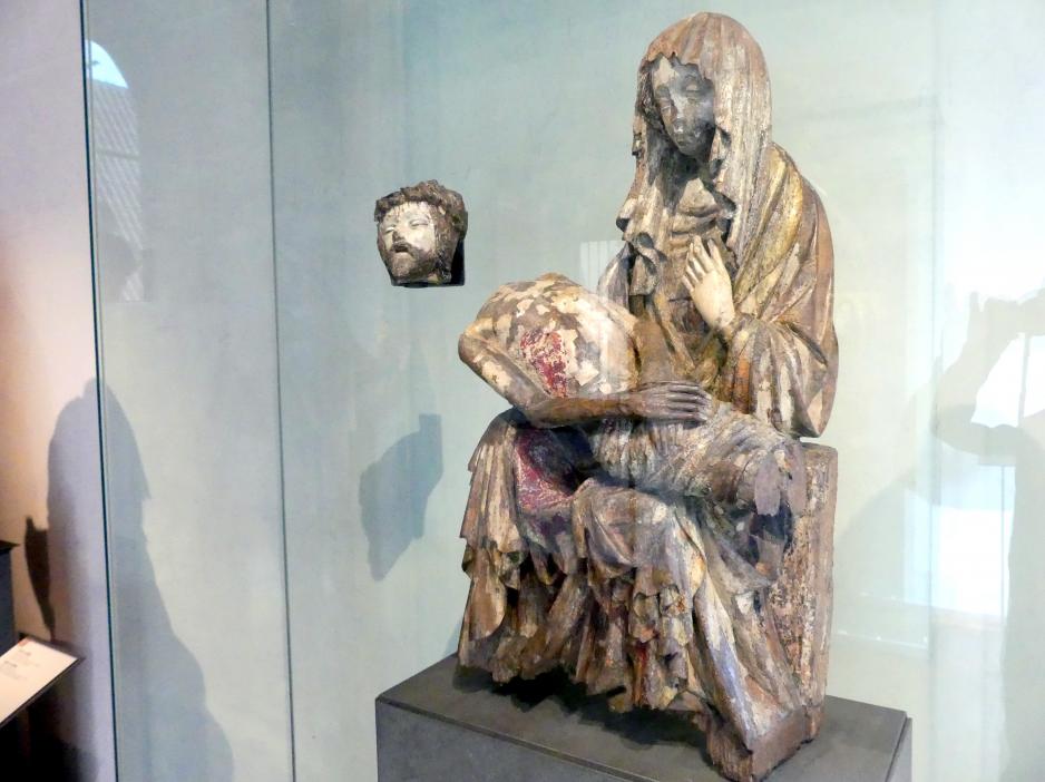 Pietà, Prag, Nationalgalerie im Agneskloster, Saal H, um 1410–1420, Bild 2/4