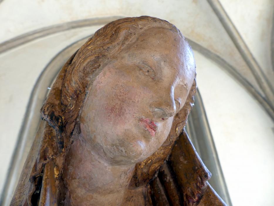 Variante der Krumlauer Madonna, Prag, Nationalgalerie im Agneskloster, Saal H, um 1400, Bild 4/5