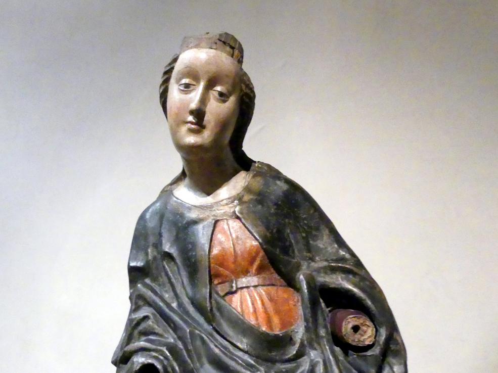 Heilige Jungfrau, Prag, Nationalgalerie im Agneskloster, Saal I, um 1450, Bild 2/3