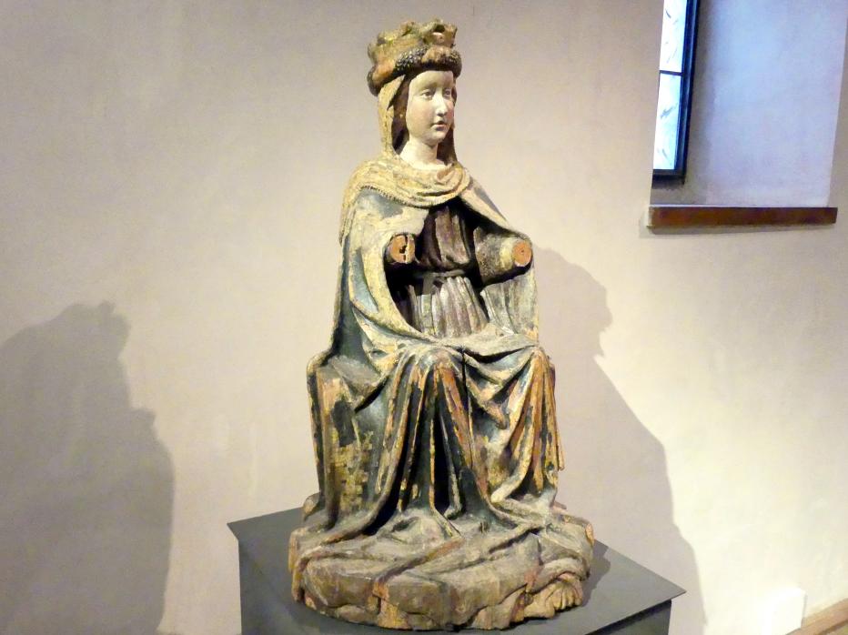 Thronenden Madonna, Prag, Nationalgalerie im Agneskloster, Saal J, um 1440, Bild 2/5