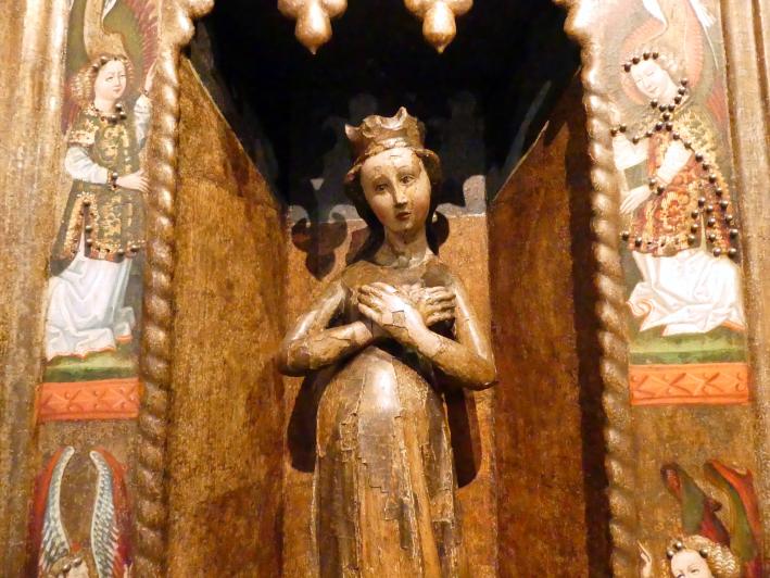 Mariä Erwartung, Dubany, Kirche St. Peter und Paul, jetzt Prag, Nationalgalerie im Agneskloster, Saal K, um 1420, Bild 2/3