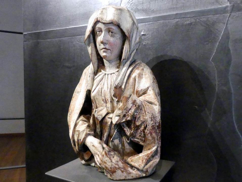 Schmerzhafte Muttergottes, Prag, Nationalgalerie im Agneskloster, Saal K, um 1470, Bild 3/7