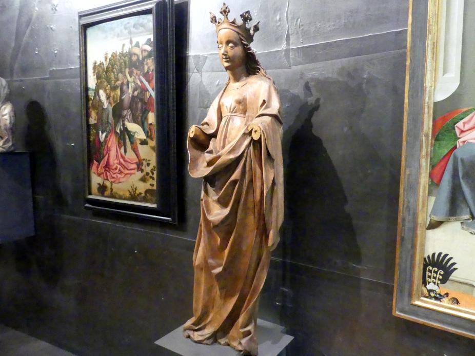 Heilige Katharina, Prag, Nationalgalerie im Agneskloster, Saal K, um 1470, Bild 2/5