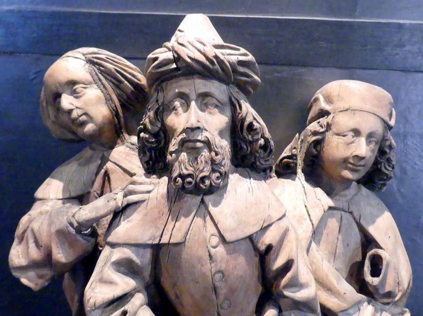 Gruppe mit Hohepriestern, Prag, Nationalgalerie im Agneskloster, Saal L, um 1510, Bild 2/3