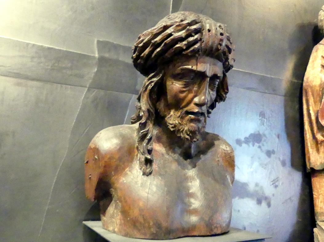 Meister PH (1527), Büste Christi als Schmerzensmann, Prag, Nationalgalerie im Agneskloster, Saal L, um 1525–1530, Bild 2/5