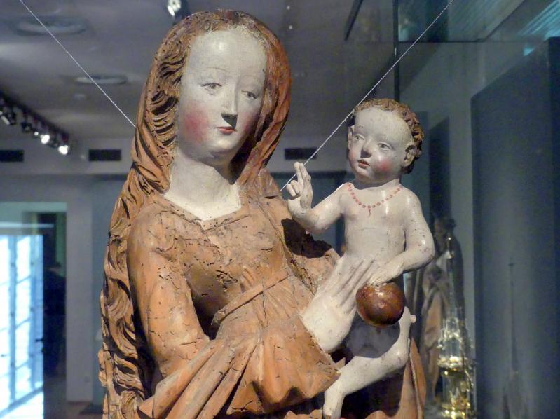 Mondsichelmadonna, Prag, Nationalgalerie im Agneskloster, Saal M, um 1500, Bild 2/3