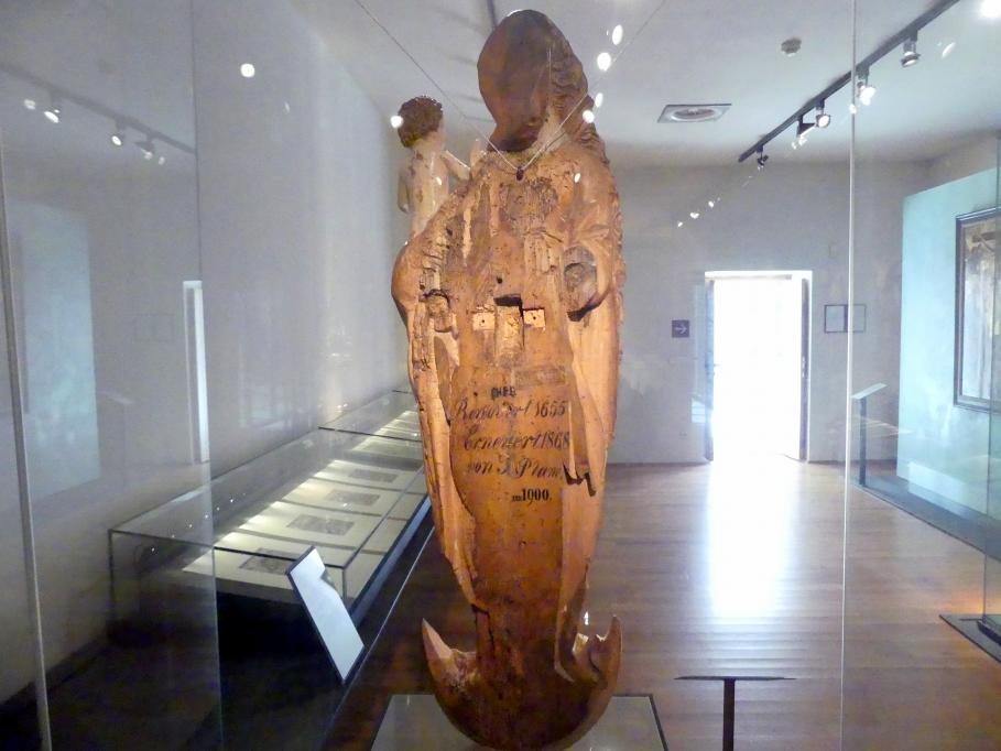 Mondsichelmadonna, Prag, Nationalgalerie im Agneskloster, Saal M, um 1500, Bild 3/3