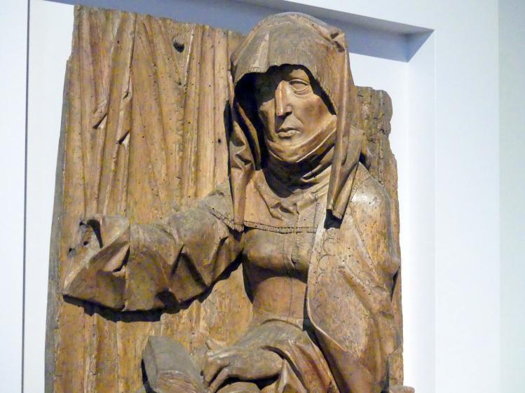 Tilman Riemenschneider (1487–1523), Hl. Anna, wohl Fragment einer Heiligen Sippe, München, Bayerisches Nationalmuseum, Saal 16, um 1505–1510, Bild 2/4