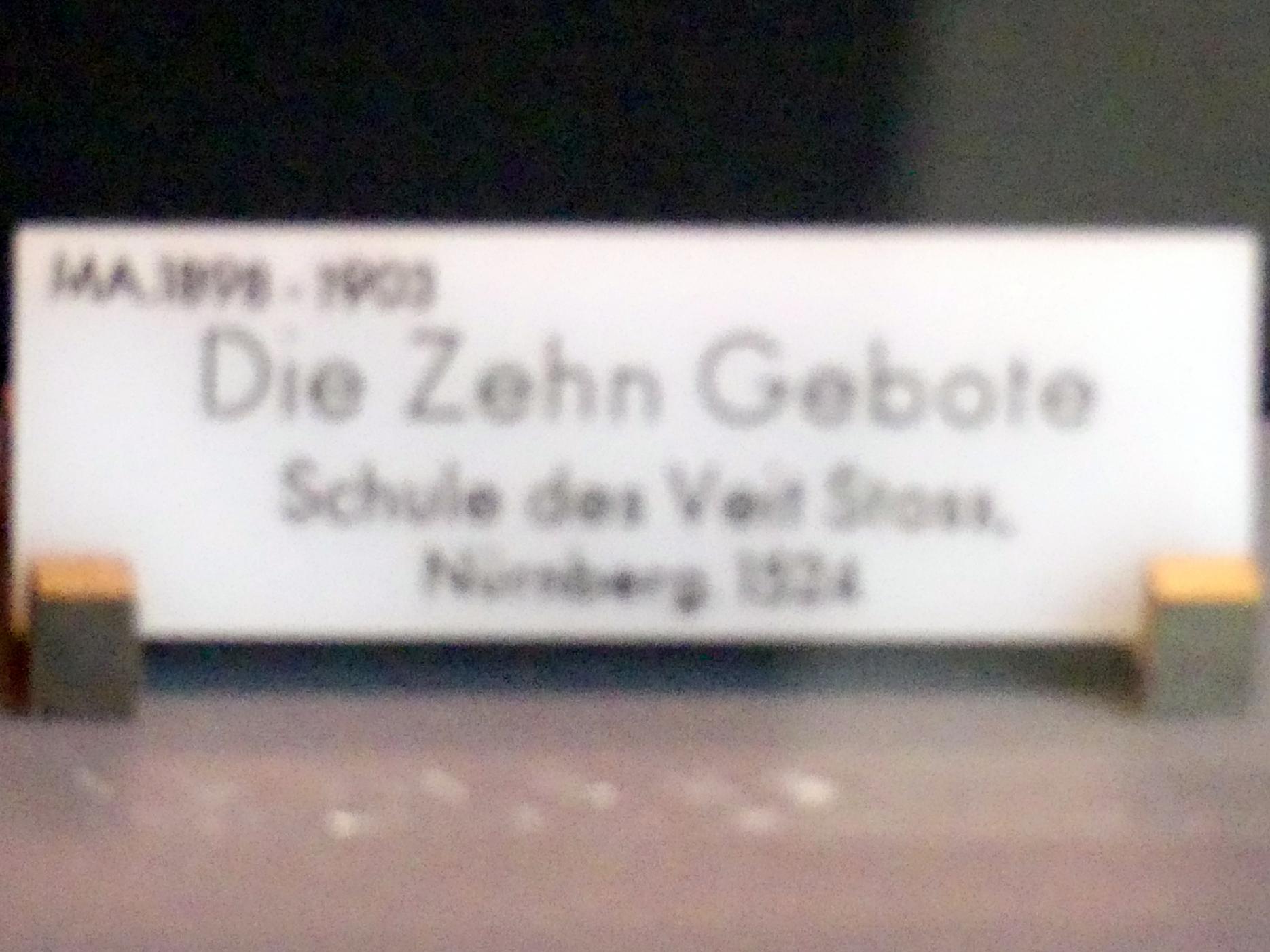 Die Zehn Gebote, München, Bayerisches Nationalmuseum, Saal 17, 1524, Bild 8/8