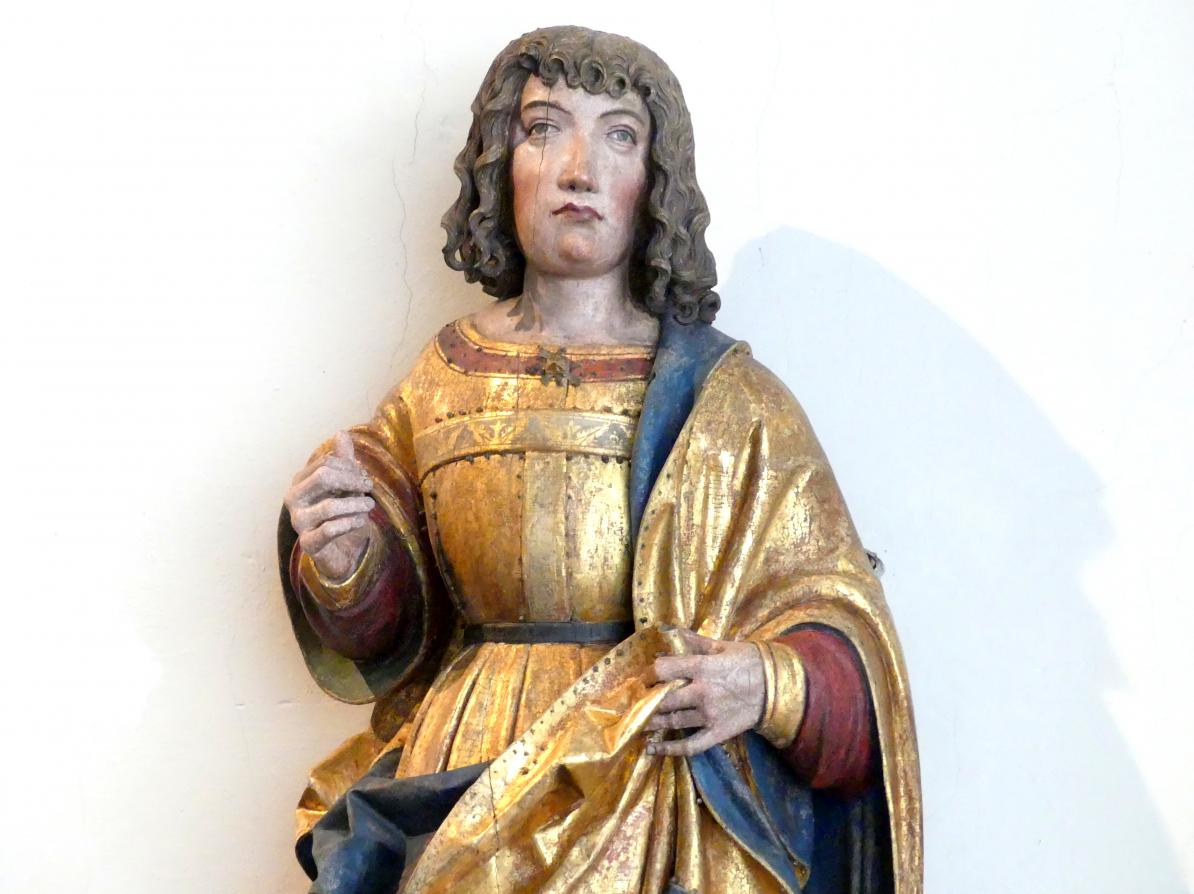 Meister von Rabenden (1515–1520), Hl. Sebastian (?), München, Bayerisches Nationalmuseum, Saal 15, um 1510–1520, Bild 4/5