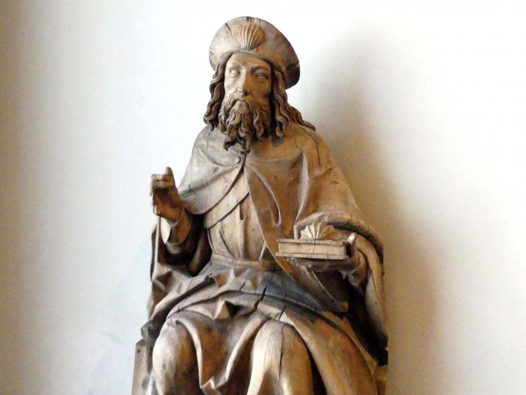 Meister von Rabenden (1515–1520), Hl. Jakobus, München, Bayerisches Nationalmuseum, Saal 15, um 1510–1520, Bild 3/4