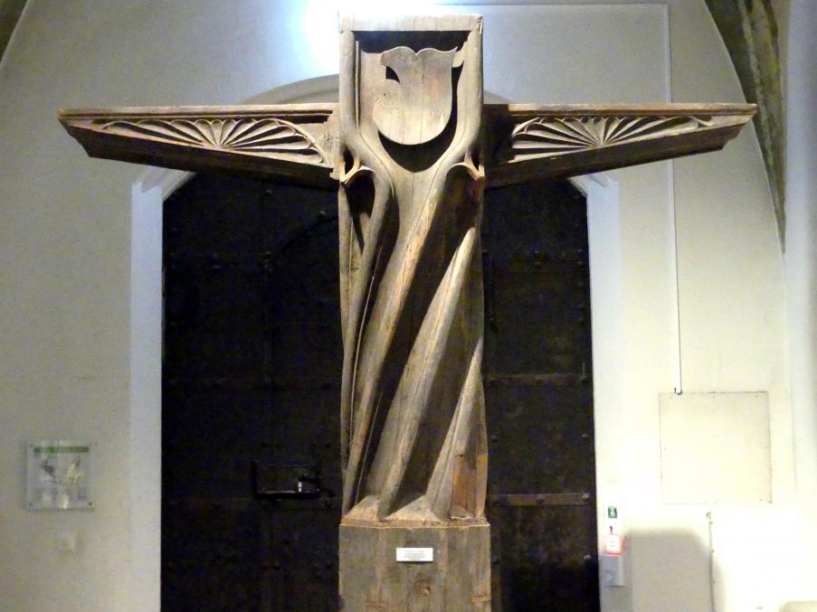 Balkenträger, Burgrain (Isen), Schloss Burgrain, jetzt München, Bayerisches Nationalmuseum, Saal 15, Beginn 16. Jhd., Bild 2/3