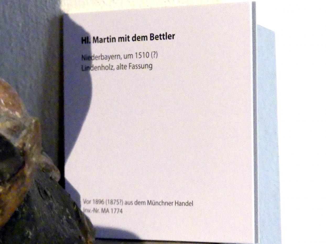 Hl. Martin, München, Bayerisches Nationalmuseum, Saal 15, um 1500–1510, Bild 5/5