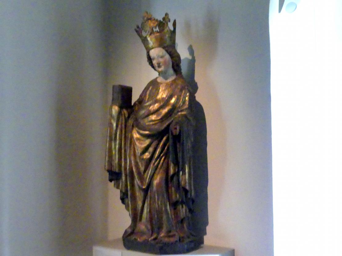 Heilige Katharina, München, Bayerisches Nationalmuseum, Saal 7, um 1420–1430, Bild 2/4