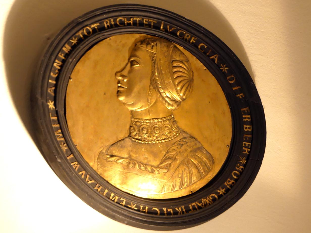 Vier berühmte Frauen des Altertums, München, Bayerisches Nationalmuseum, Saal 21, 1. Hälfte 16. Jhd., Bild 4/7