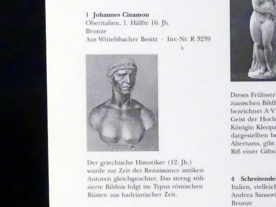 Johannes Cinamon, München, Bayerisches Nationalmuseum, Saal 23, 1. Hälfte 16. Jhd., Bild 4/4