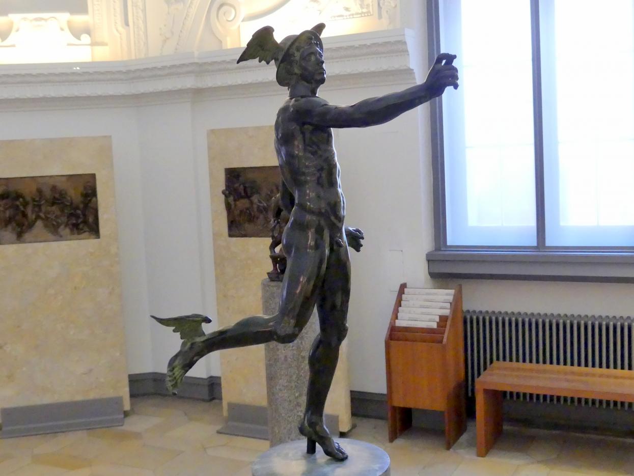 Hubert Gerhard (1591–1605), Merkur, München, Bayerisches Nationalmuseum, Saal 25, um 1590–1593, Bild 3/7