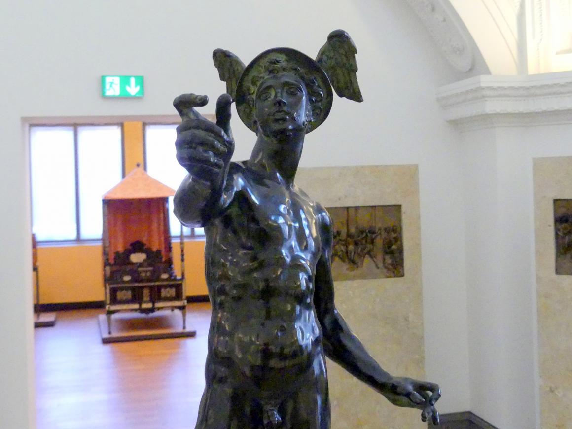 Hubert Gerhard (1591–1605), Merkur, München, Bayerisches Nationalmuseum, Saal 25, um 1590–1593, Bild 4/7
