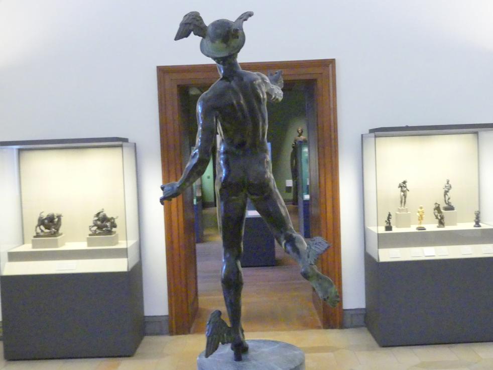 Hubert Gerhard (1591–1605), Merkur, München, Bayerisches Nationalmuseum, Saal 25, um 1590–1593, Bild 5/7