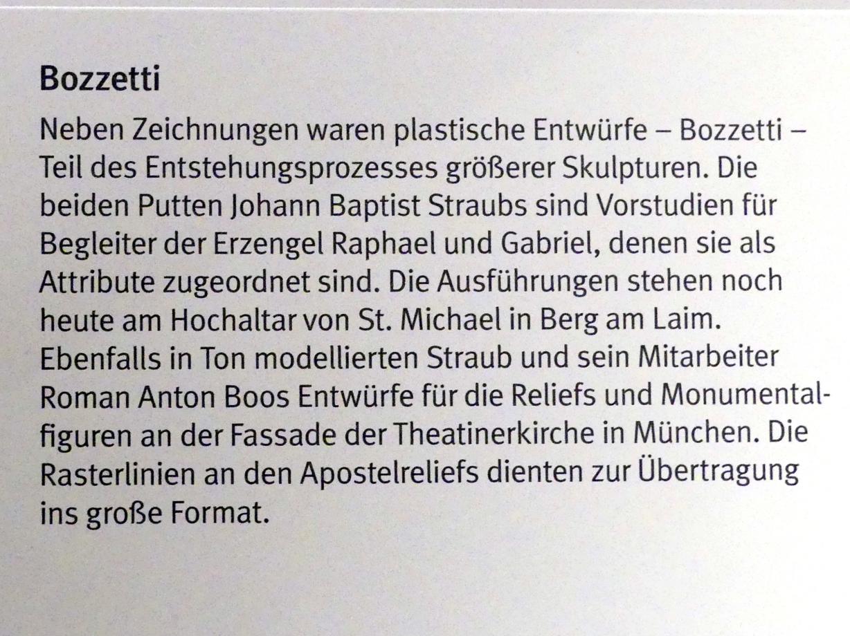 Roman Anton Boos (1767–1790), Apostel Paulus, München, Theatinerkirche, jetzt München, Bayerisches Nationalmuseum, Saal 42, um 1767, Bild 3/4