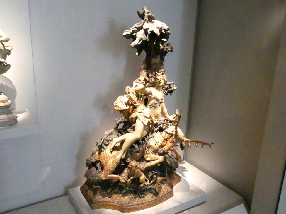 Ferdinand Tietz (Ferdinand Dietz) (1740–1767), Diana, München, Bayerisches Nationalmuseum, Saal 37, um 1765–1768, Bild 2/5