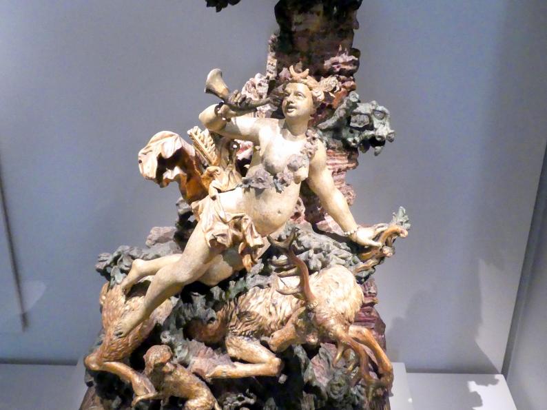 Ferdinand Tietz (Ferdinand Dietz) (1740–1767), Diana, München, Bayerisches Nationalmuseum, Saal 37, um 1765–1768, Bild 3/5