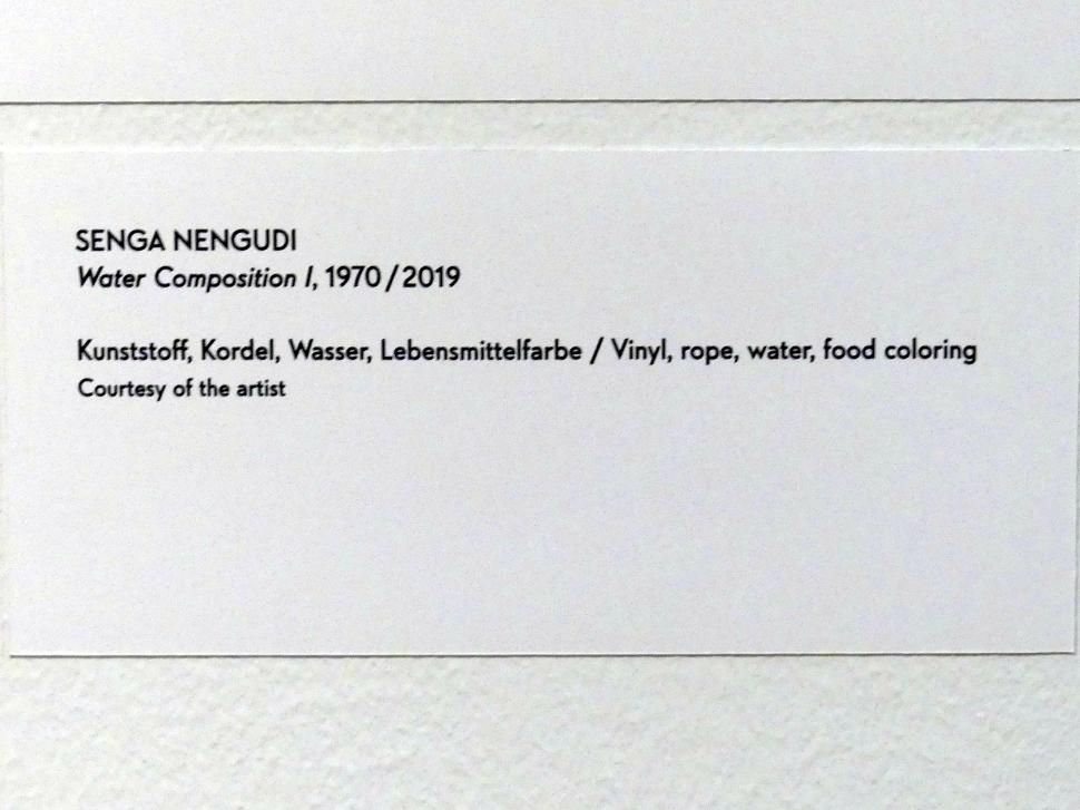 Senga Nengudi (1970–2019), Water Composition I, München, Lenbachhaus, Ausstellung "Senga Nengudi Topologien" vom 17.09.-19.01.2020, Saal 2, 1970, Bild 3/3