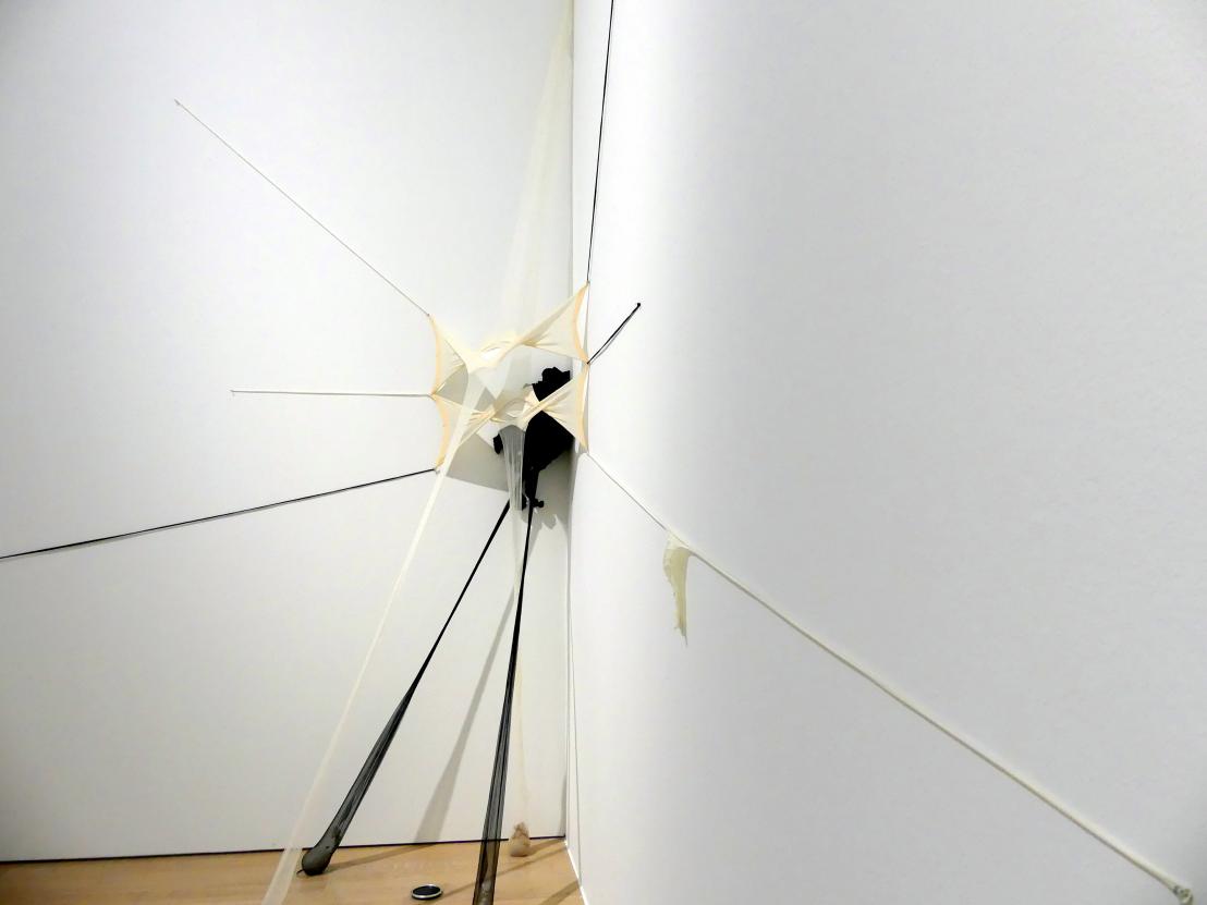 Senga Nengudi (1970–2019), Only Love Saves the Day, München, Lenbachhaus, Ausstellung "Senga Nengudi Topologien" vom 17.09.-19.01.2020, Saal 3, 2011, Bild 4/8