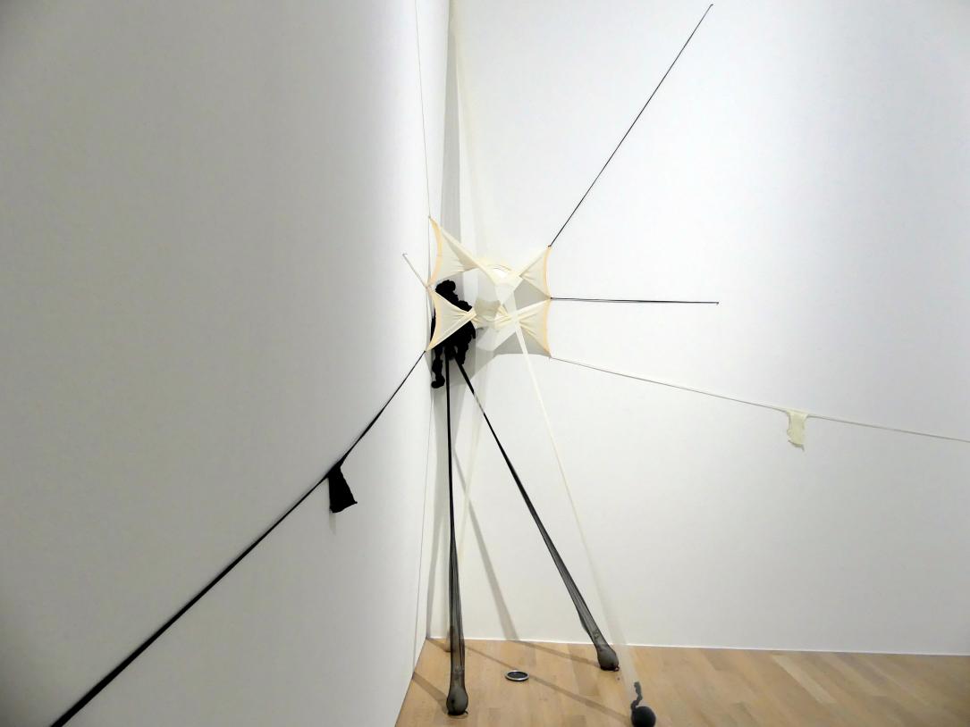 Senga Nengudi (1970–2019), Only Love Saves the Day, München, Lenbachhaus, Ausstellung "Senga Nengudi Topologien" vom 17.09.-19.01.2020, Saal 3, 2011, Bild 5/8