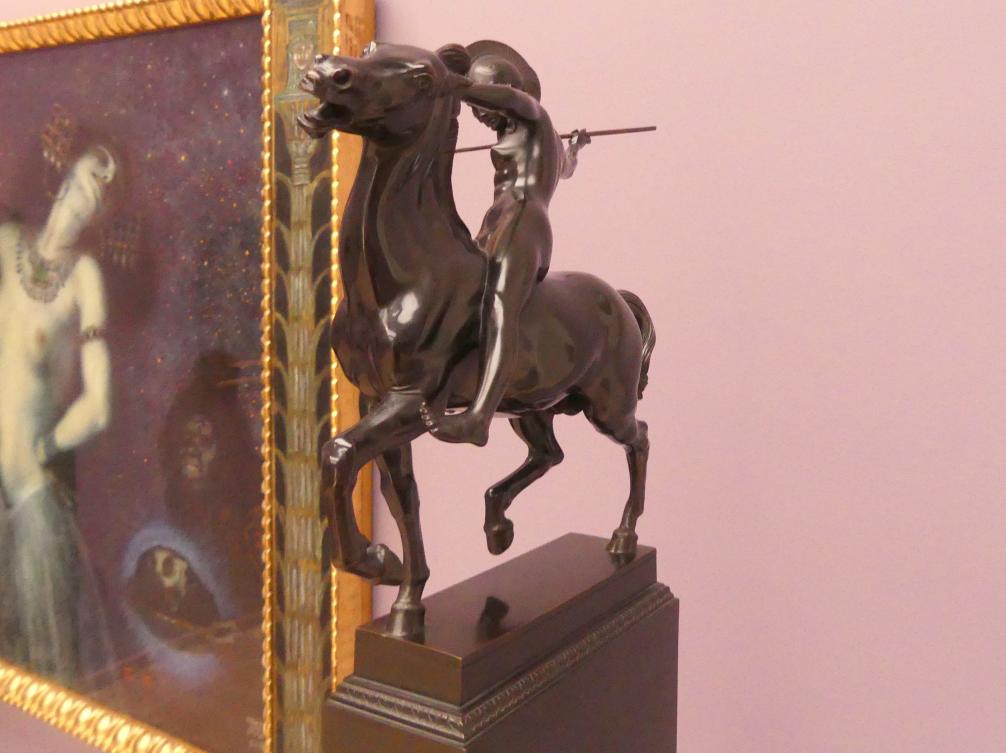 Franz von Stuck (1890–1923), Amazone, München, Lenbachhaus, Saal 31, 1897–1898, Bild 3/8