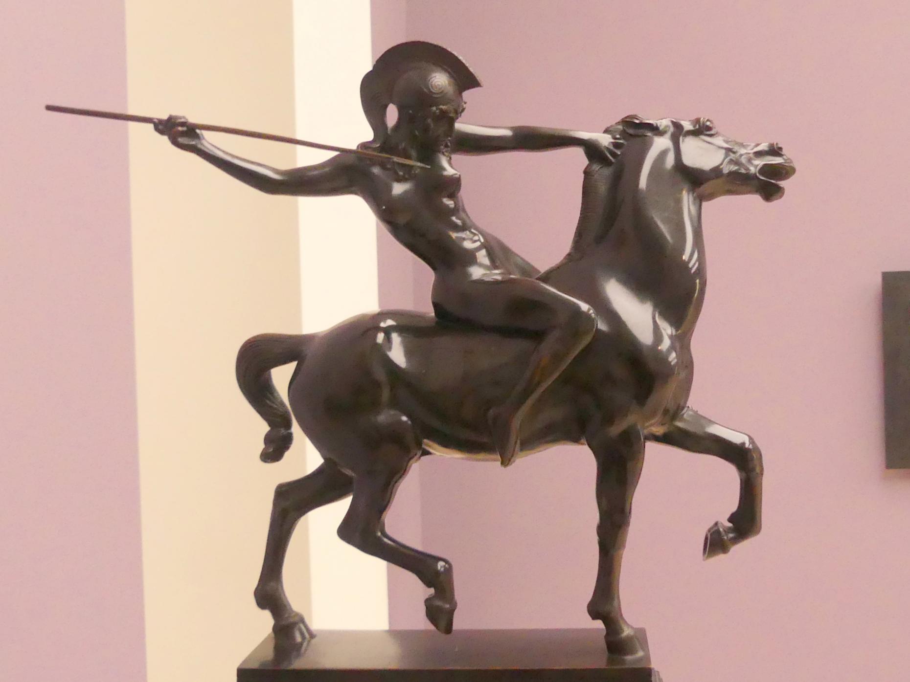 Franz von Stuck (1890–1923), Amazone, München, Lenbachhaus, Saal 31, 1897–1898, Bild 5/8