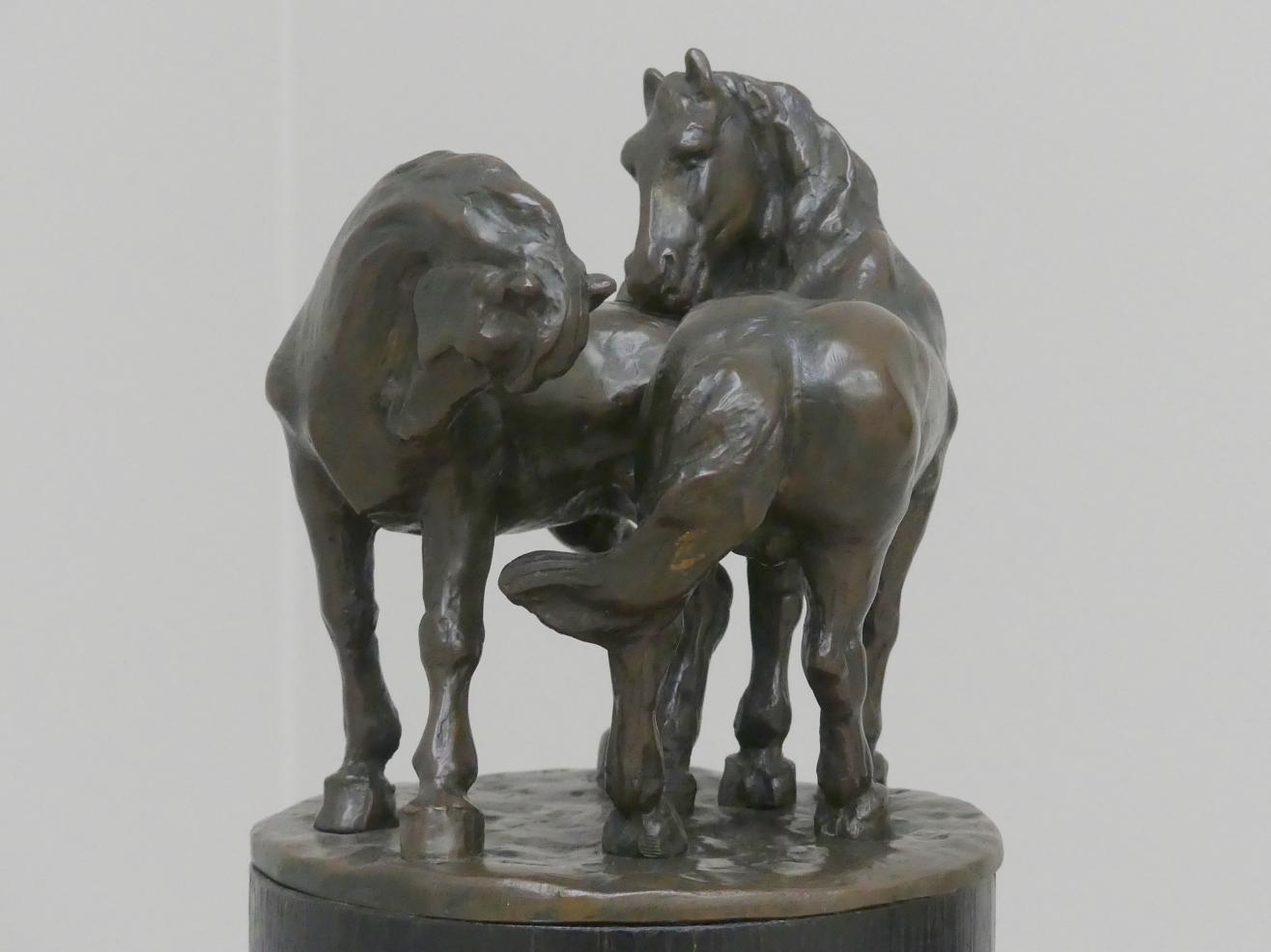 Franz Marc (1904–1914), Zwei Pferde, München, Lenbachhaus, Saal 30, 1908–1909, Bild 2/6