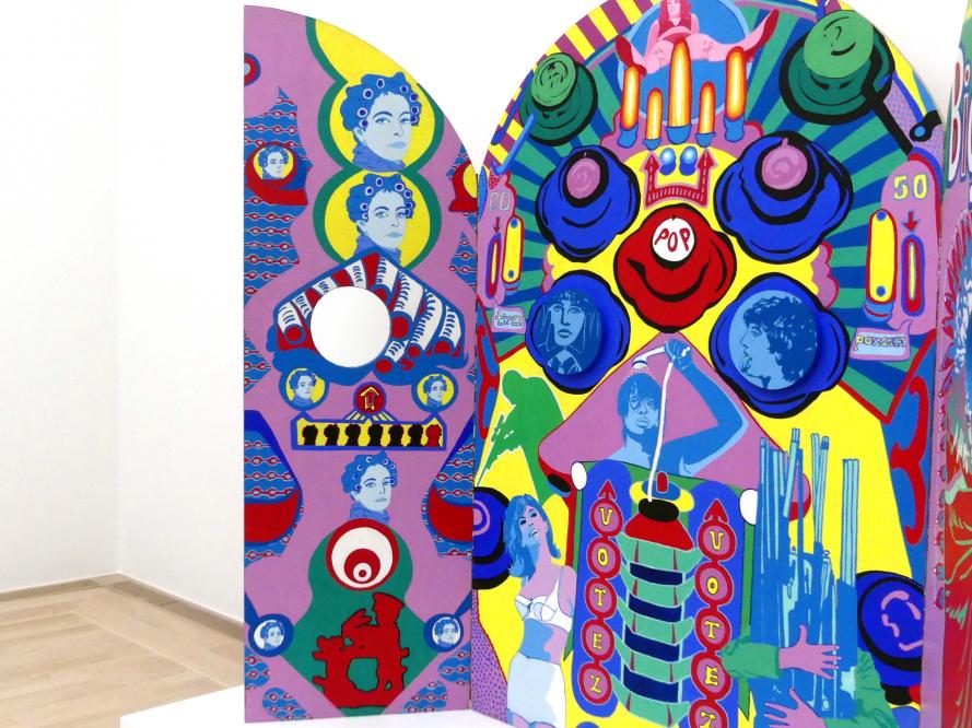 Ulrike Ottinger (1966–1968), Dieu de guerre, München, Lenbachhaus, Saal 48, 1967–1968, Bild 2/4