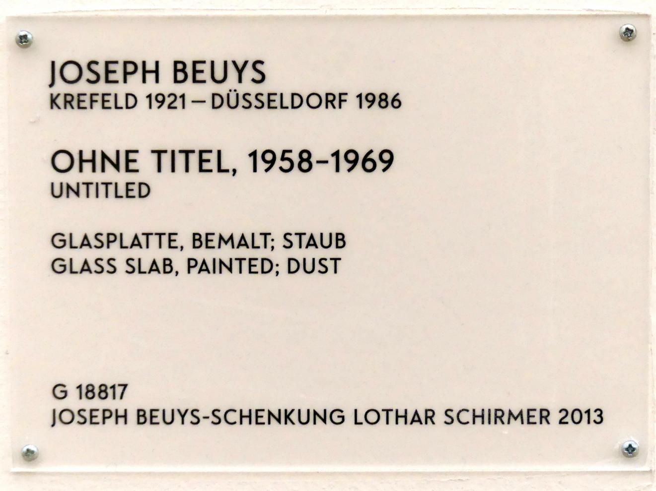 Joseph Beuys (1948–1985), Ohne Titel, München, Lenbachhaus, Saal 44, 1958–1969, Bild 2/2