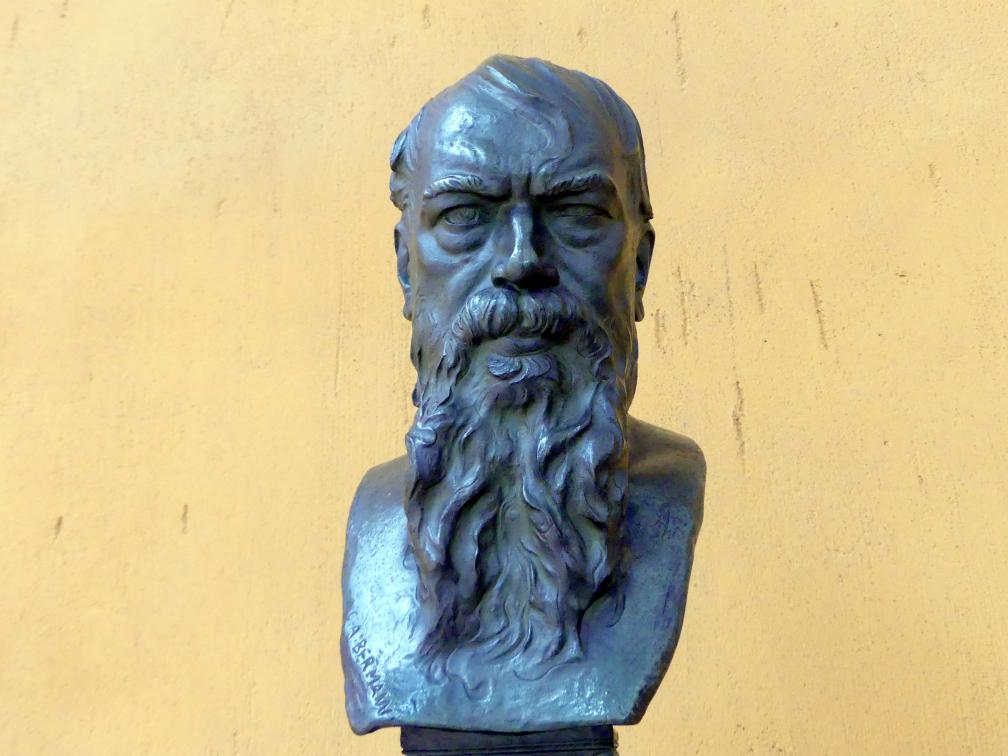 Cipri Adolf Bermann (1903), Büste Franz von Lenbach, München, Lenbachhaus, Villa Atrium, 1903, Bild 2/3