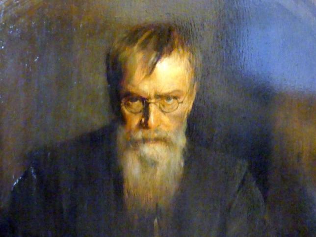 Franz von Lenbach (1858–1903), Selbstporträt, München, Lenbachhaus, Villa - Saal 5, 1902–1903, Bild 2/2