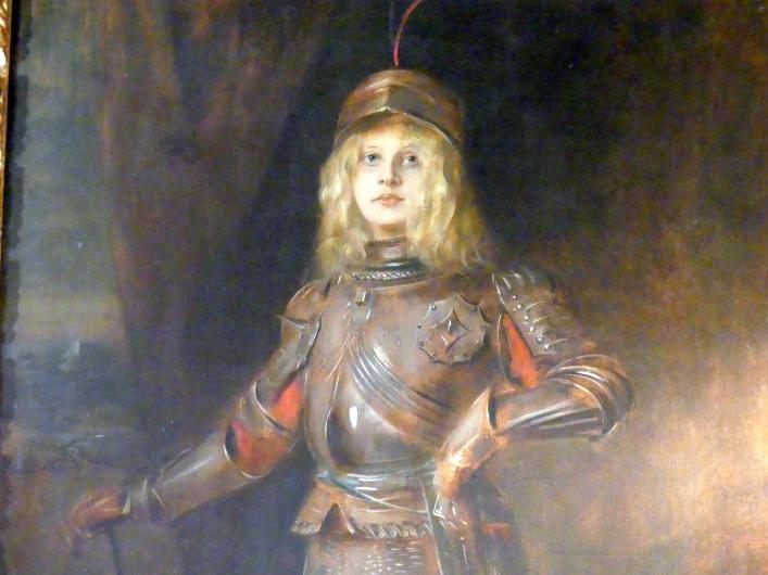 Franz von Lenbach (1858–1903), Marion Lenbach in Ritterrüstung, München, Lenbachhaus, Villa - Saal 6, 1902, Bild 2/2