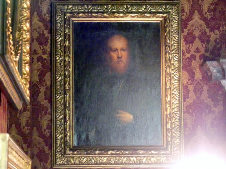 Franz von Lenbach (1858–1903), Der Kupferstecher Conrad Geyer, München, Lenbachhaus, Villa - Saal 7, 1869, Bild 2/2