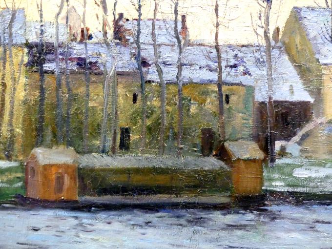 Maurice Galbraith Cullen (1893–1922), Moret, Winter, München, Kunsthalle, Ausstellung "Kanada und der Impressionismus" vom 19.07.-17.11.2019, Auf dem Land, 1895, Bild 2/3