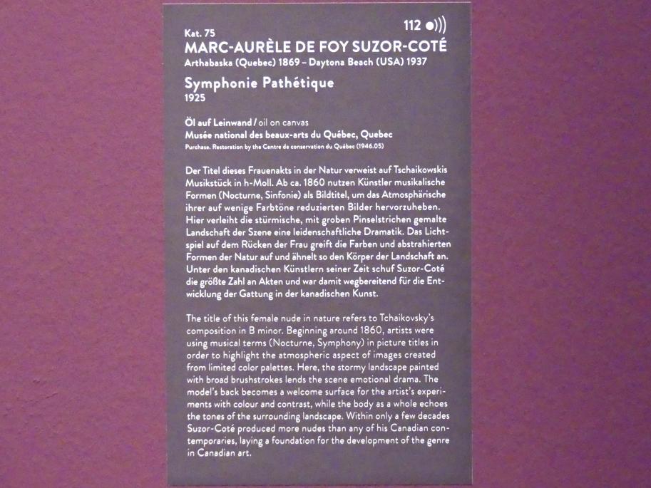 Marc-Aurèle de Foy Suzor-Coté (1893–1925), Symphonie Pathétique, München, Kunsthalle, Ausstellung "Kanada und der Impressionismus" vom 19.07.-17.11.2019, Frauen in ihrer Freizeit, 1925, Bild 3/3