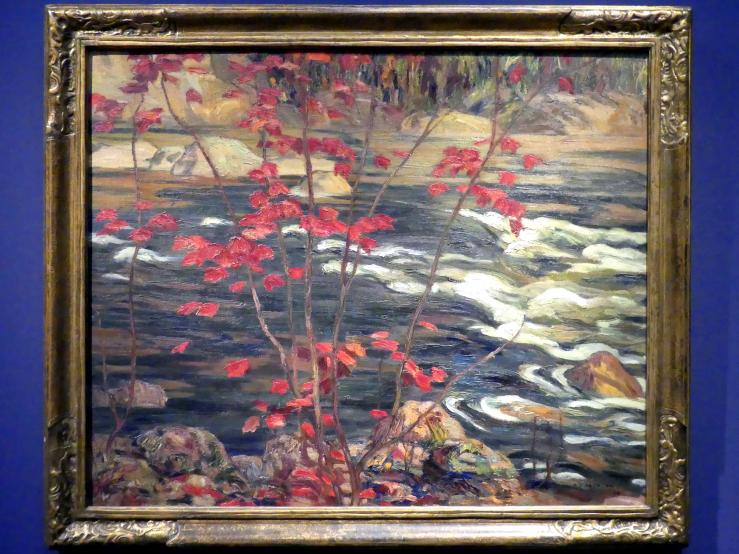 A. Y. Jackson (Alexander Young Jackson) (1910–1914), Roter Ahorn, München, Kunsthalle, Ausstellung "Kanada und der Impressionismus" vom 19.07.-17.11.2019, Die Group of Seven, 1914